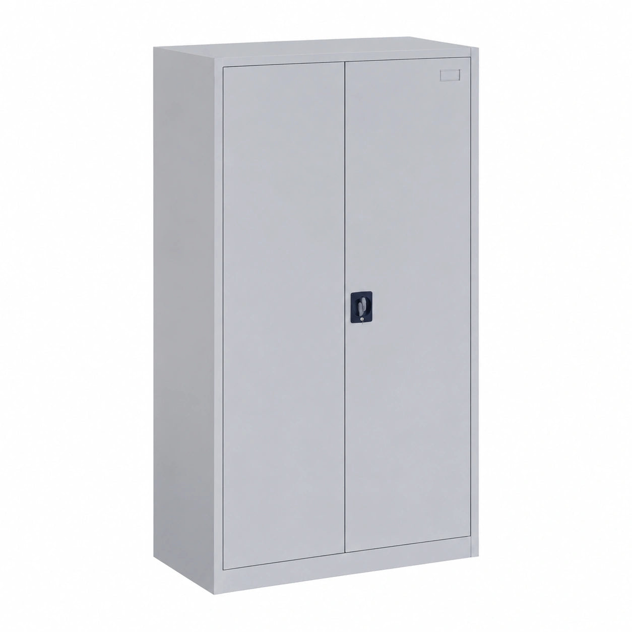 Armadio in Metallo Porta Scope con Serratura, 2 Ante e 3 Ripiani, 90x45x180 cm