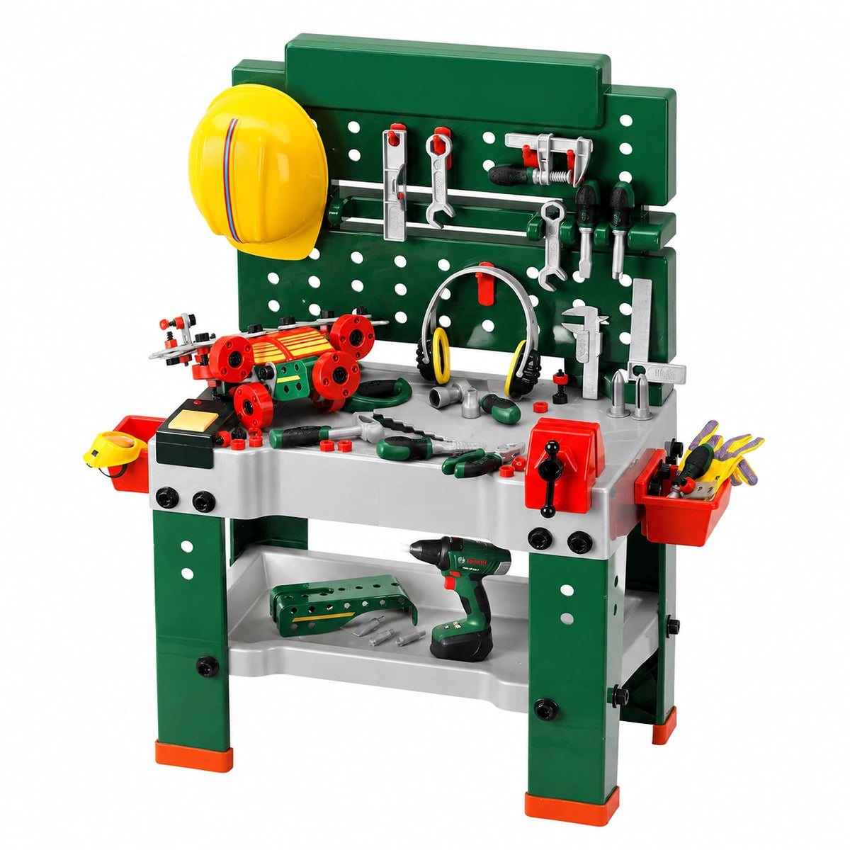 Banco da Lavoro Bosch per Bambini con 150 Accessori e Trapano Elettronico